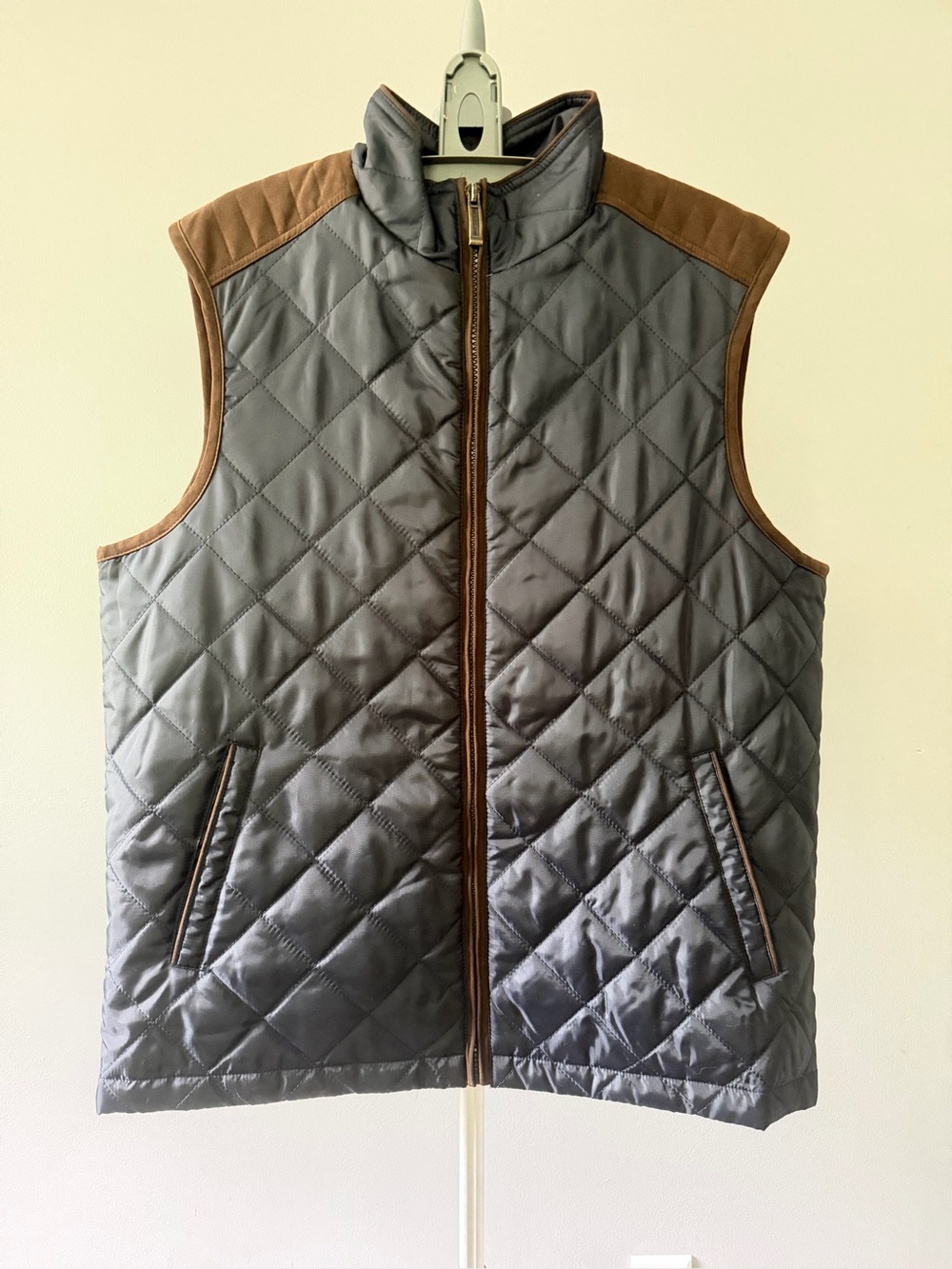 Johnston and Murphy Quilted Navy Vest